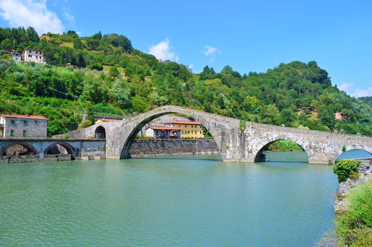 Ponte Della Maddalena, Borgo A Mozzano, Italy