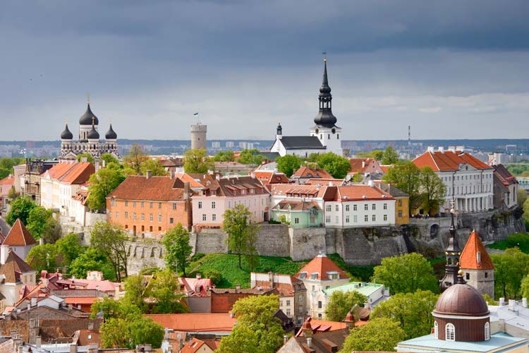View of Toompea Hill, Tallinn, Estonia