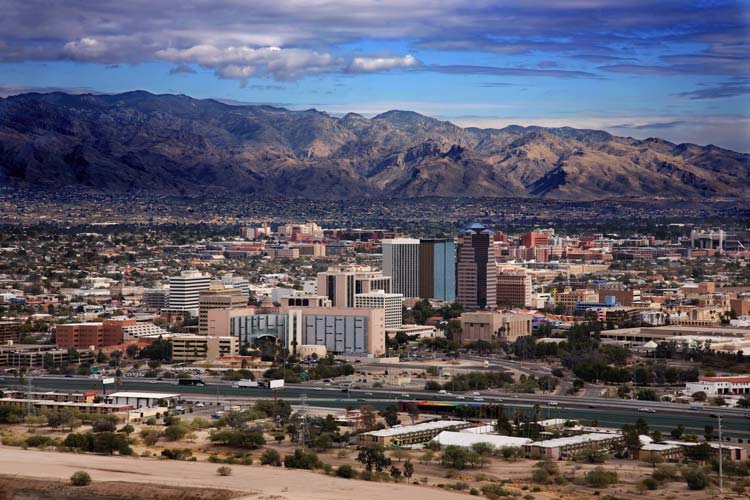 View of downtown Tucson, Arizona