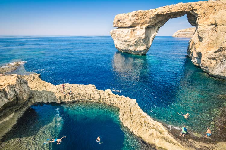 The Azure Window in Malta