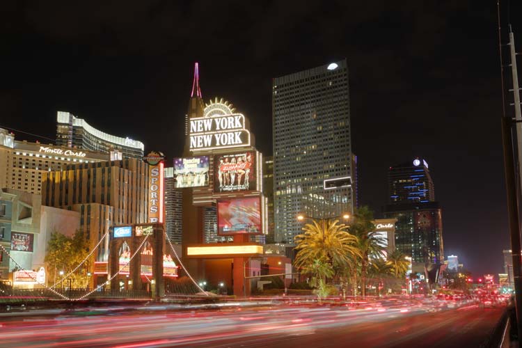 World famous landmarks in Vegas