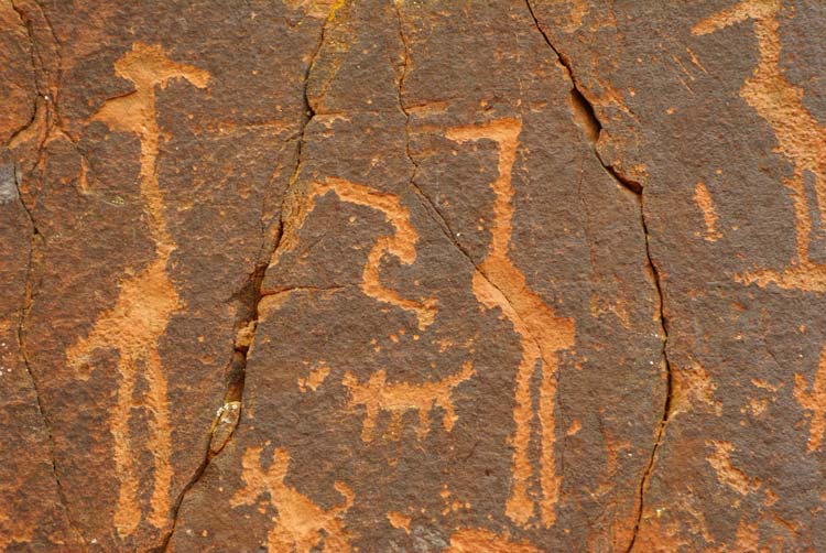 Petroglyphs at Beaver Creek Arizona