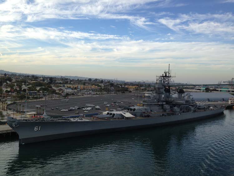 USS Iowa Los Angeles
