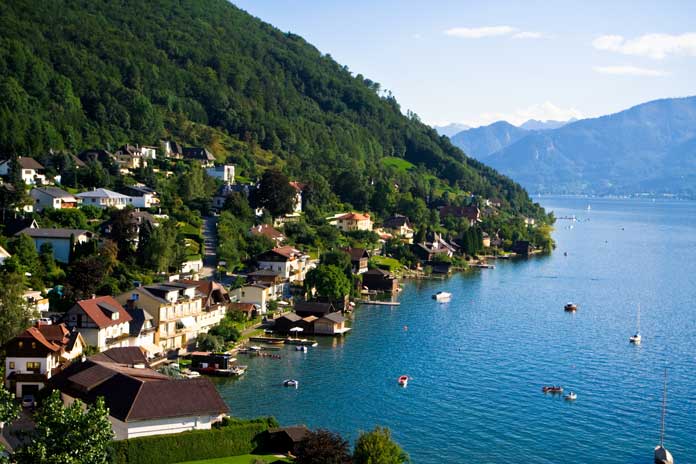 Traunsee in Austria