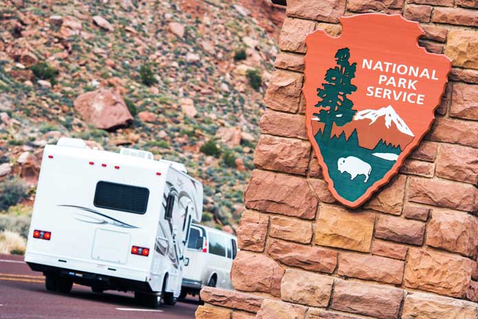National Park service sign
