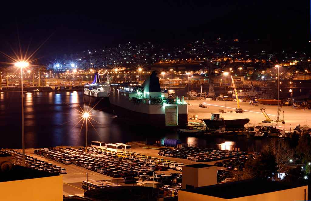 The port of Piraeus