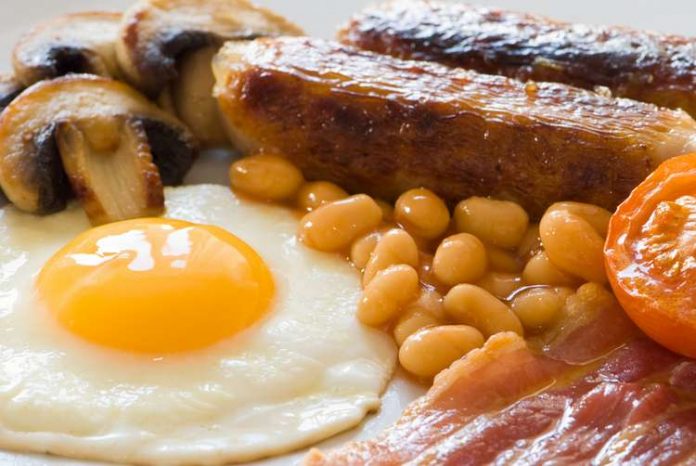 typical English breakfast
