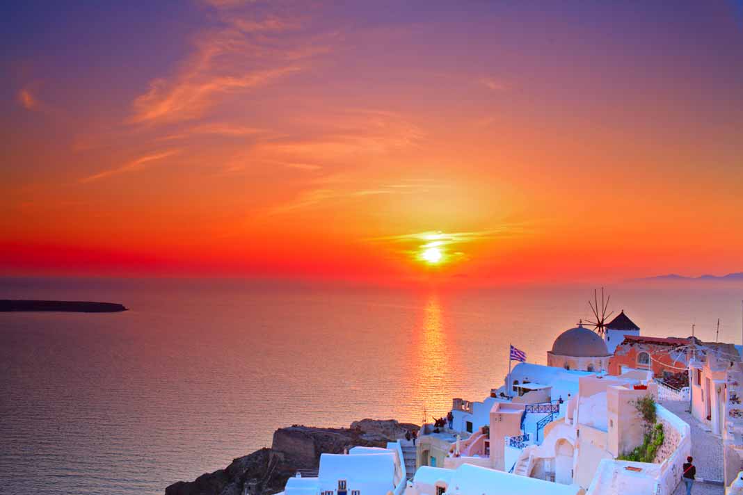 Santorini Greece Sunset